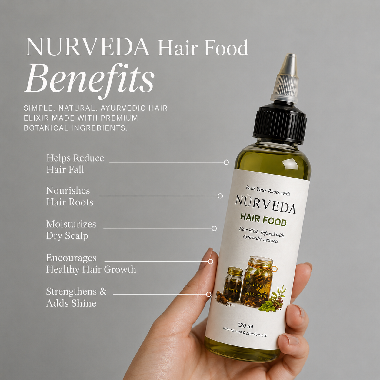 Hair Food — Herbal Hair Elixir Oil