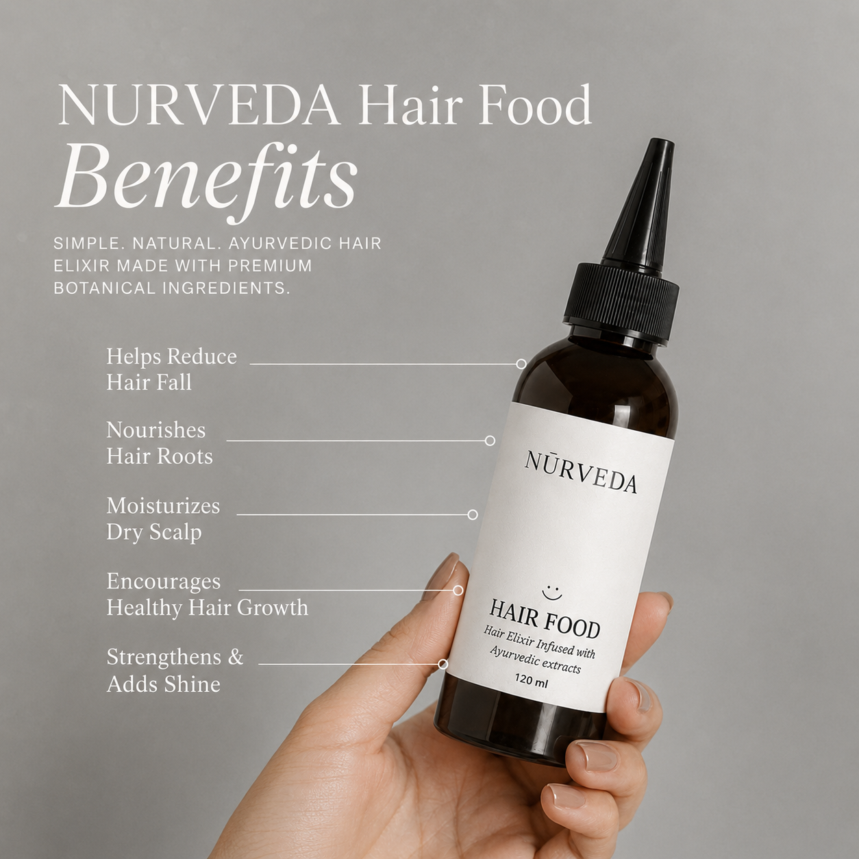 Hair Food — Herbal Hair Elixir Oil 120ml